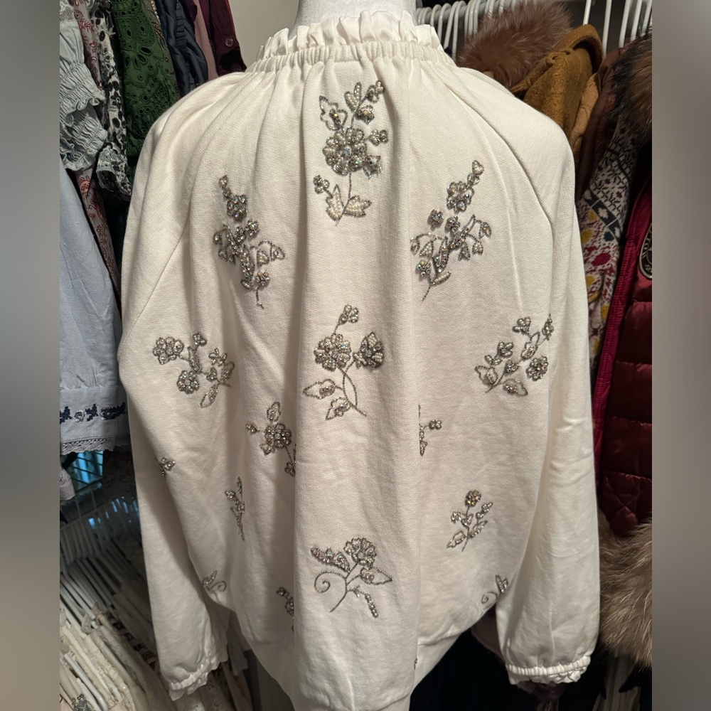 Needle & Thread Gemstone Sweat top RARE - Picture 2 of 3